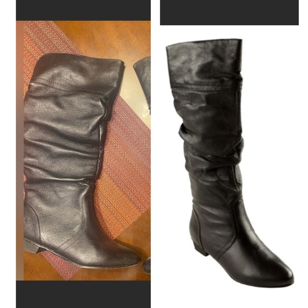 Women’s Steve Madden Cadence Slouch Boots Black Size 5.5M LIKE NEW CONDITION